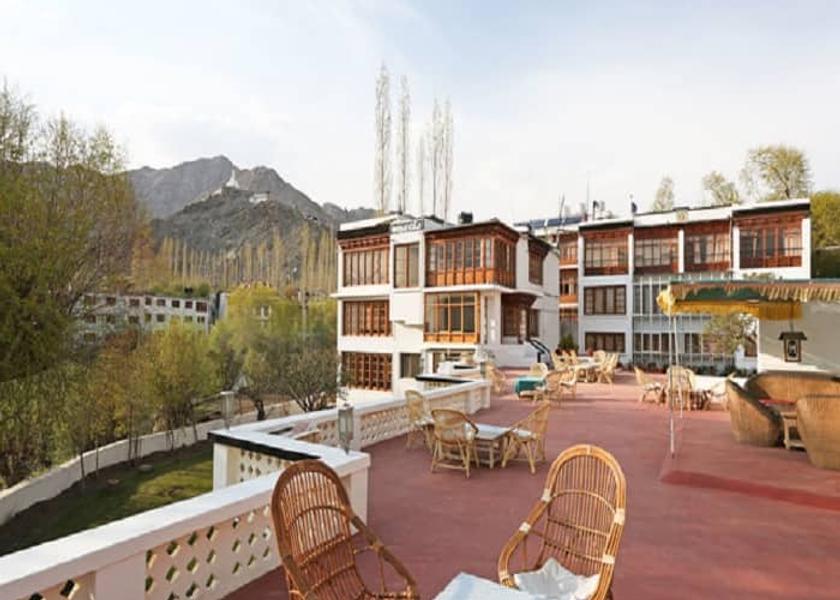 Ladakh Leh Rooftop Sitting Area