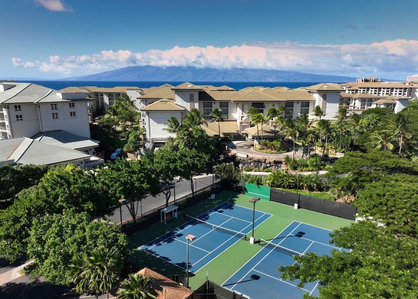 Hawaii Lahaina Tennis Court