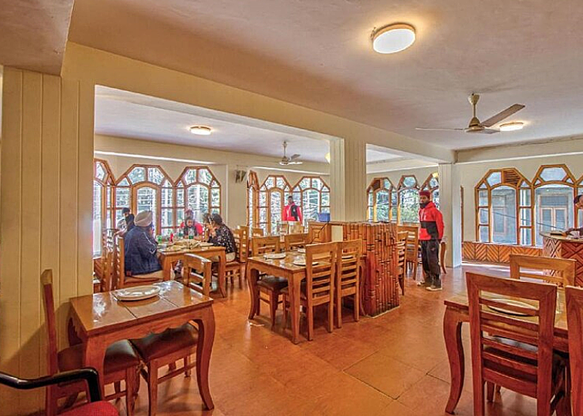 Himachal Pradesh Manali Dining Area