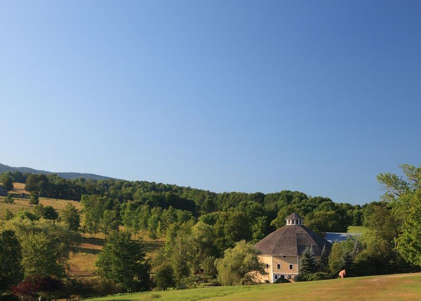 Vermont Waitsfield Aerial View