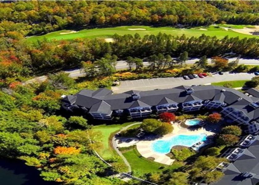 Quebec Mont-Tremblant Aerial view