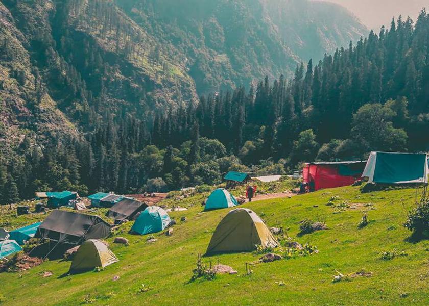 Himachal Pradesh Kasol Hotel View