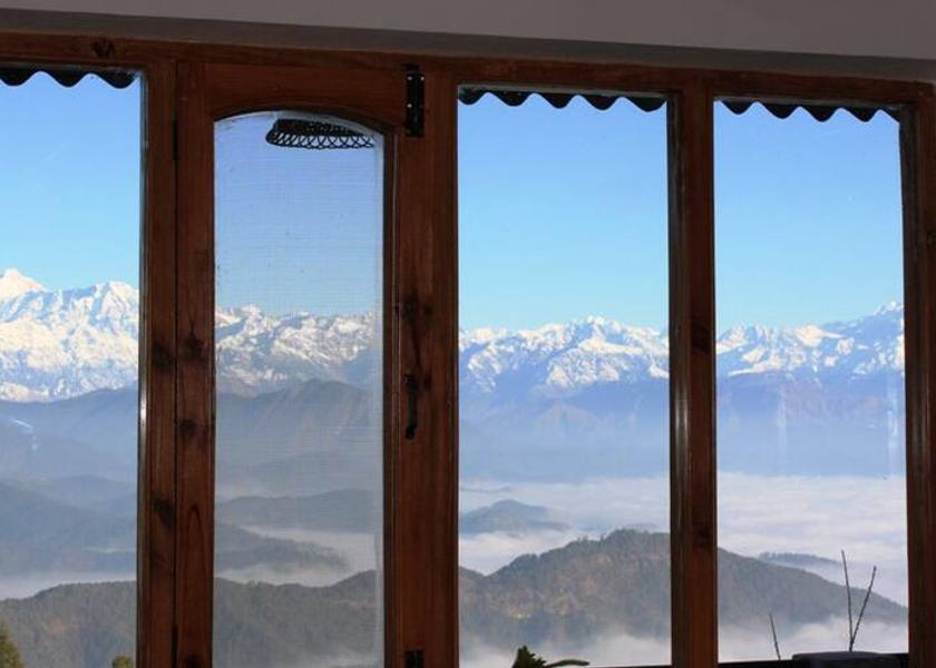 Uttarakhand Chaukori view from window