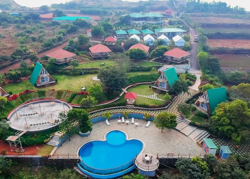 Maharashtra Mahabaleshwar Aerial view