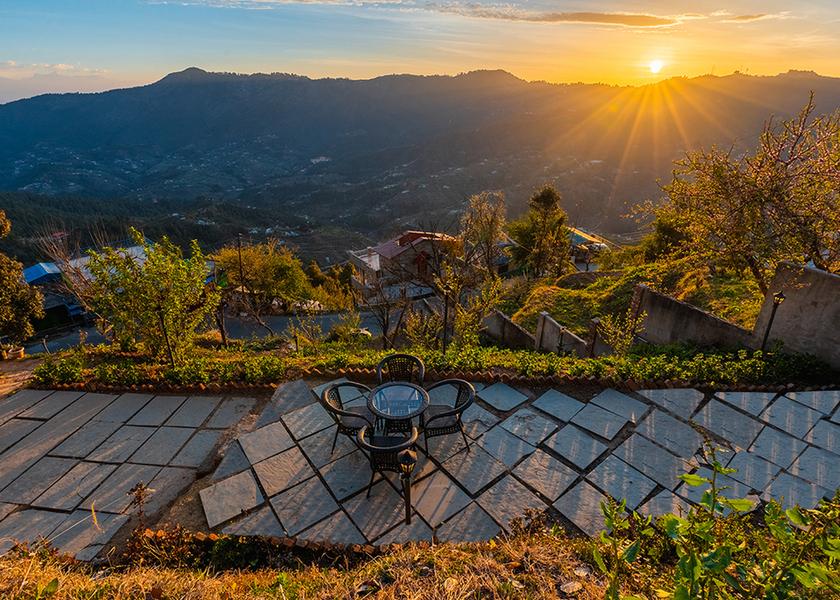 Uttarakhand Mukteshwar Hotel View