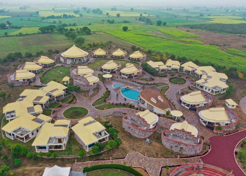 Rajasthan Sawai Madhopur Aerial View