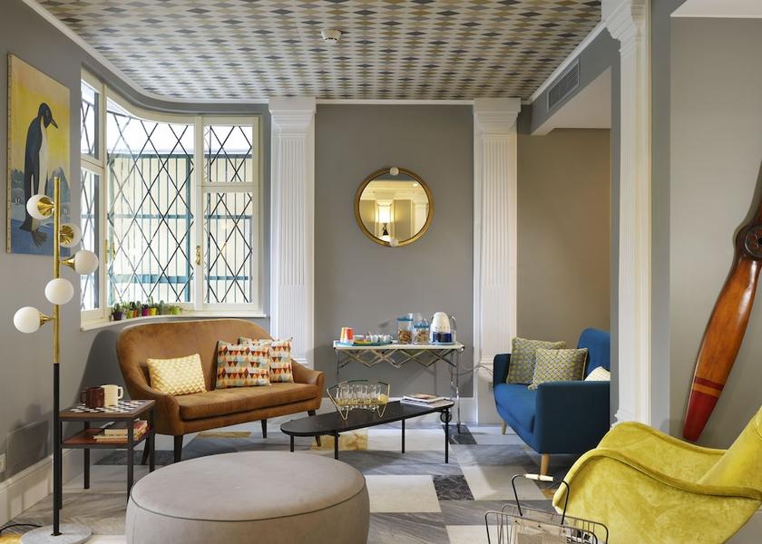 Lobby sitting area