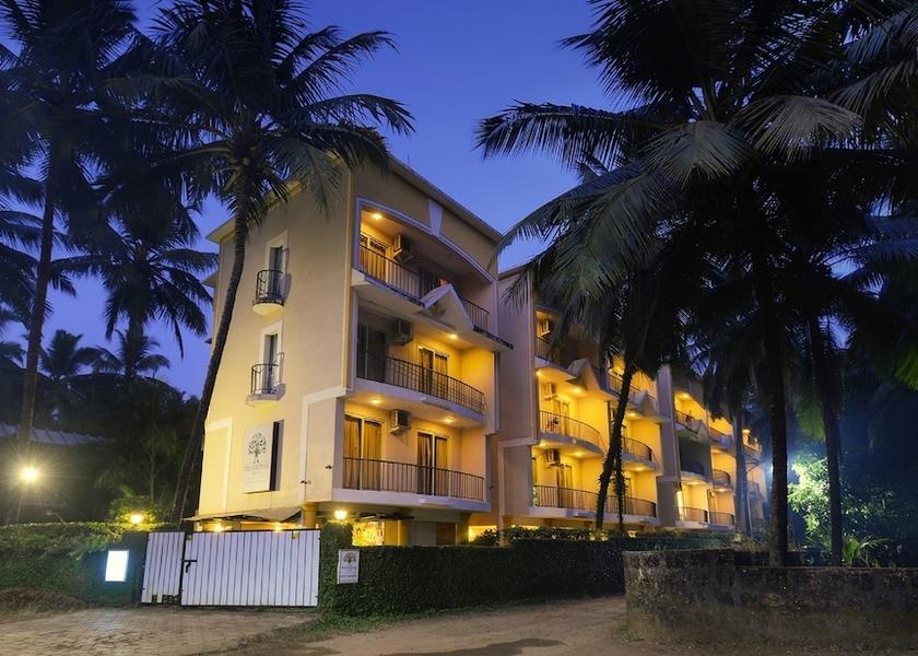 Goa Majorda Front of property - evening/night