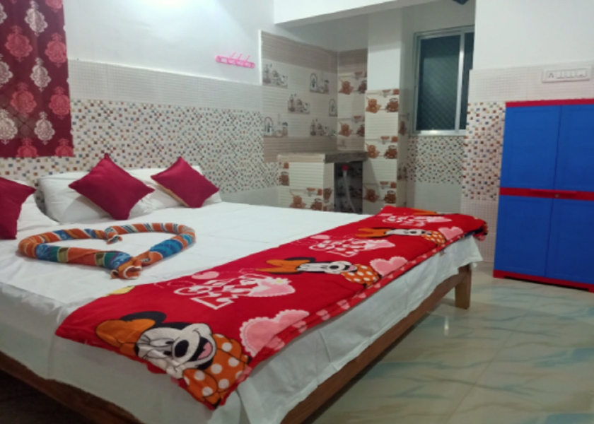 Odisha Puri Deluxe Double Bed Room AC with Mattress