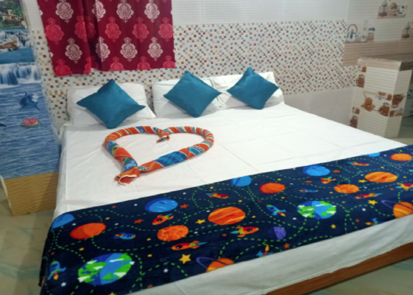 Odisha Puri Deluxe Double Bed Room AC with Mattress