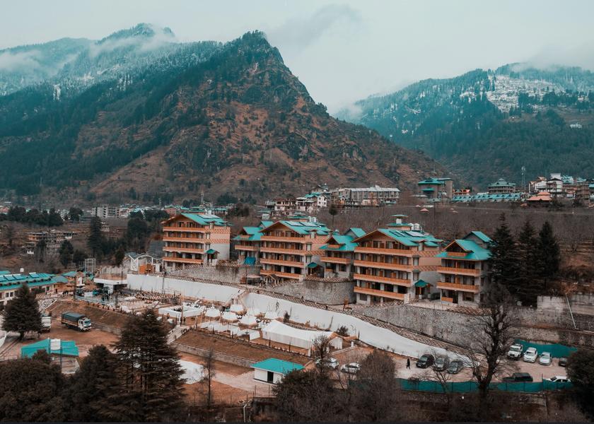 Himachal Pradesh Manali Hotel View