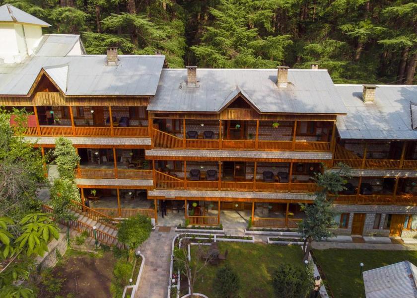 Himachal Pradesh Manali Aerial View