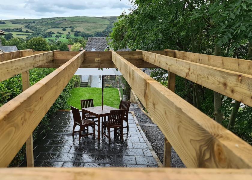 Wales Rhayader Garden