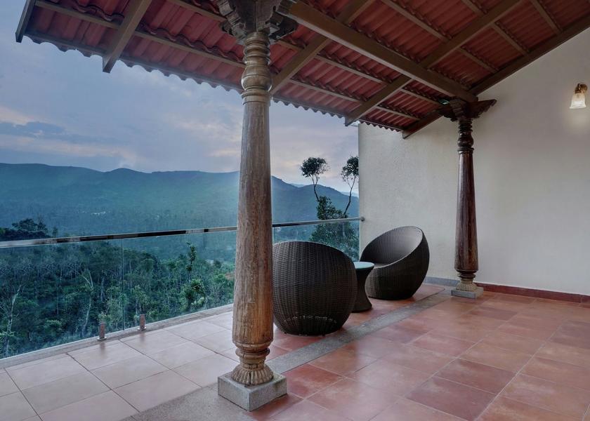 Karnataka Sakleshpur Balcony - Chairs - Forest Views