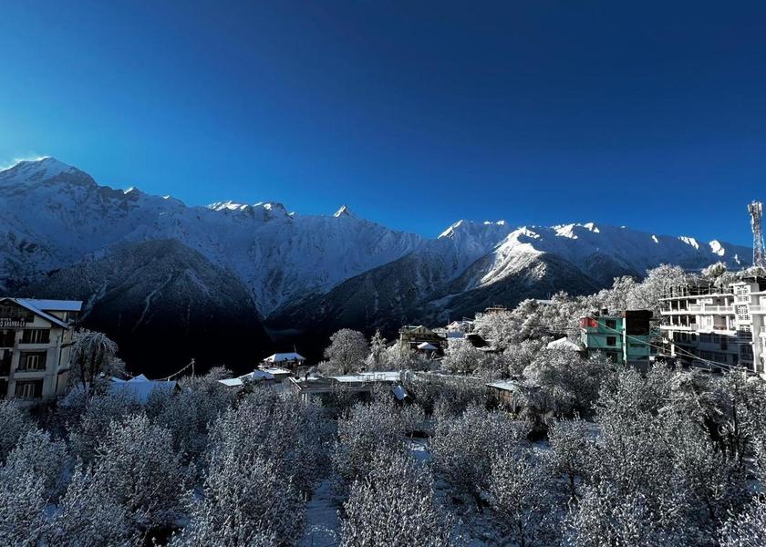 Himachal Pradesh Kalpa Hotel View
