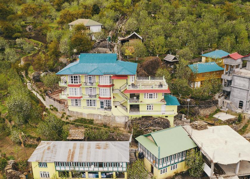 Himachal Pradesh Kalpa Hotel View