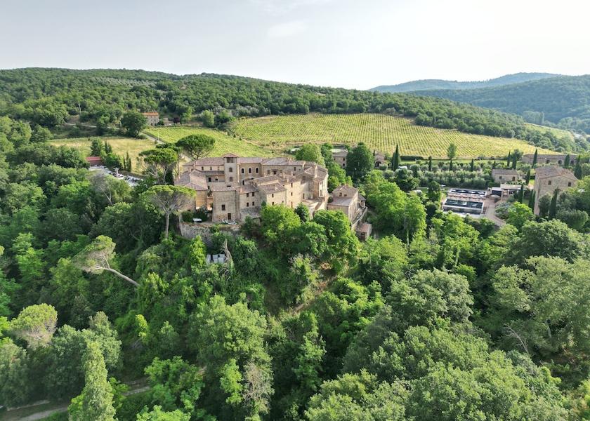Tuscany Castelnuovo Berardenga Aerial view