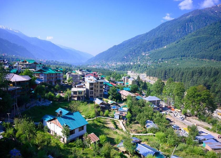 Himachal Pradesh Manali Hotel View