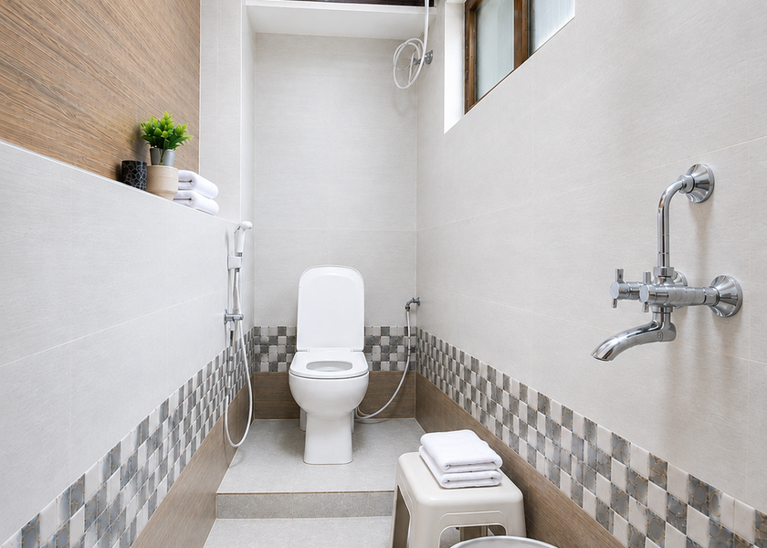Andhra Pradesh Tirupati 1 BHK Apartment with 1 Bed rooms and 1 Attached Bathrooms, 1 Kitchen & Dining Area, 1 Living room