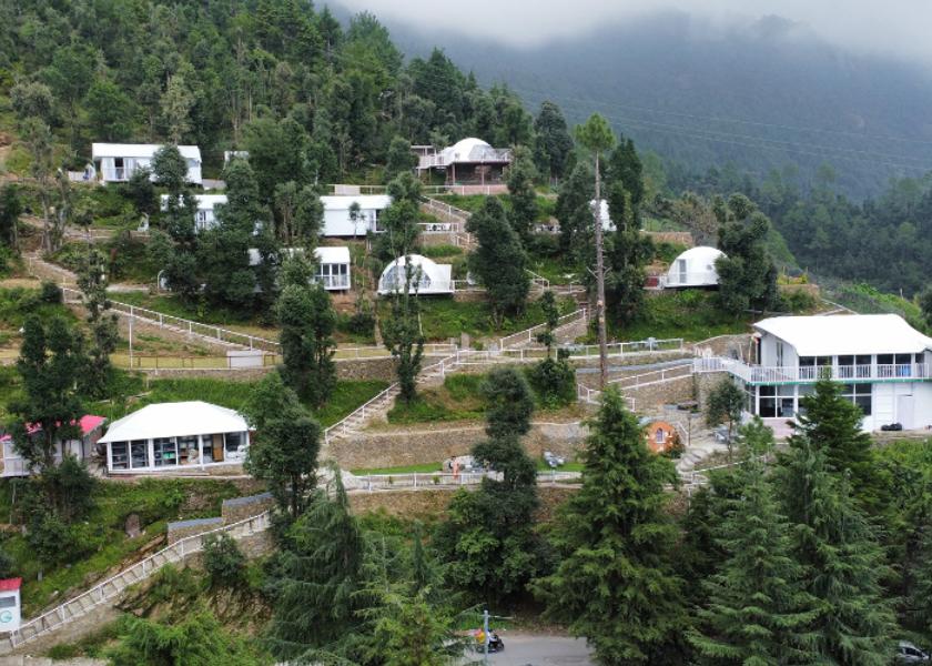 Uttarakhand Chopariyal Gaon Hotel View