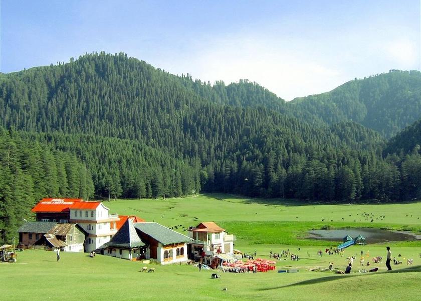 Himachal Pradesh Khajjiar Hotel View