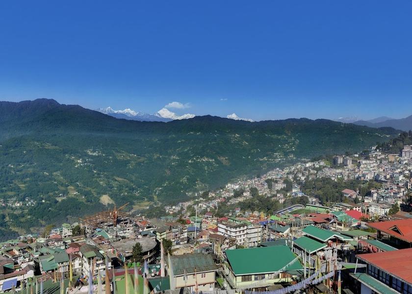 Sikkim Gangtok View from property