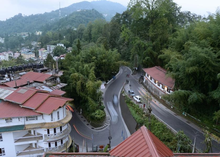 Sikkim Gangtok Land view from property