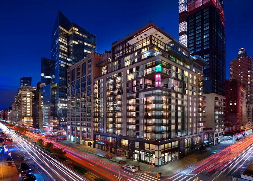 New York New York Front of property - evening/night