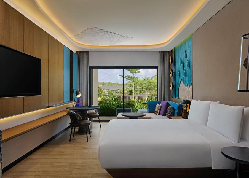 Bali Nusa Dua Poolside Deluxe King, Guest room, 1 King, Sofa bed, Balcony, Terrace