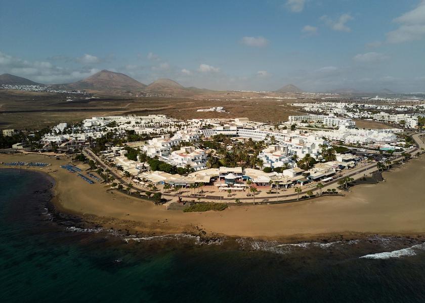 Canary Islands Tías Aerial view