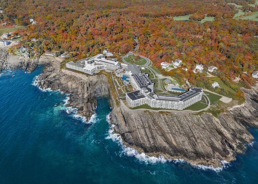 Maine Cape Neddick Aerial View