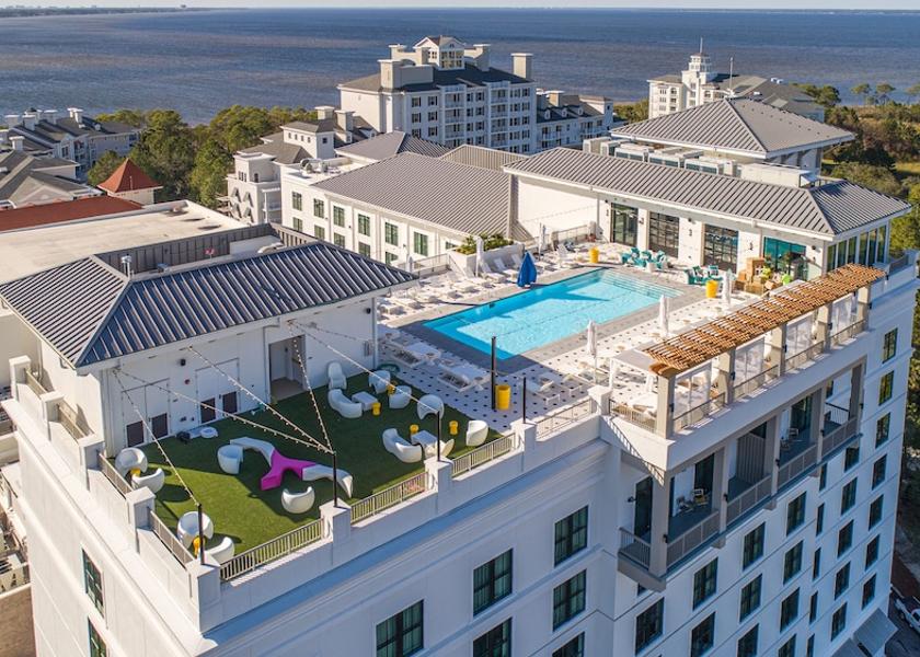 Florida Miramar Beach Exterior Detail