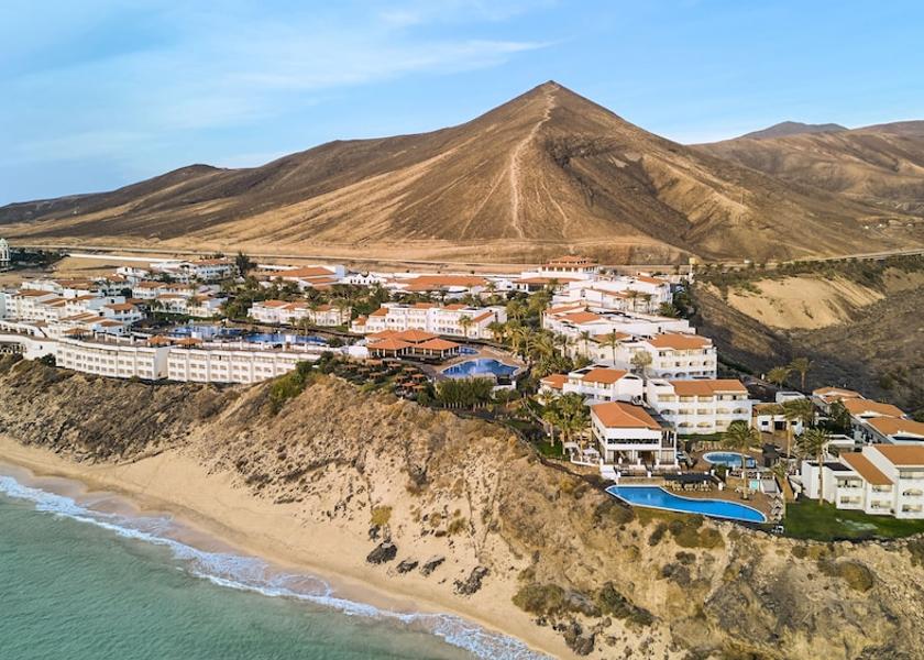 Canary Islands Pajara Aerial view