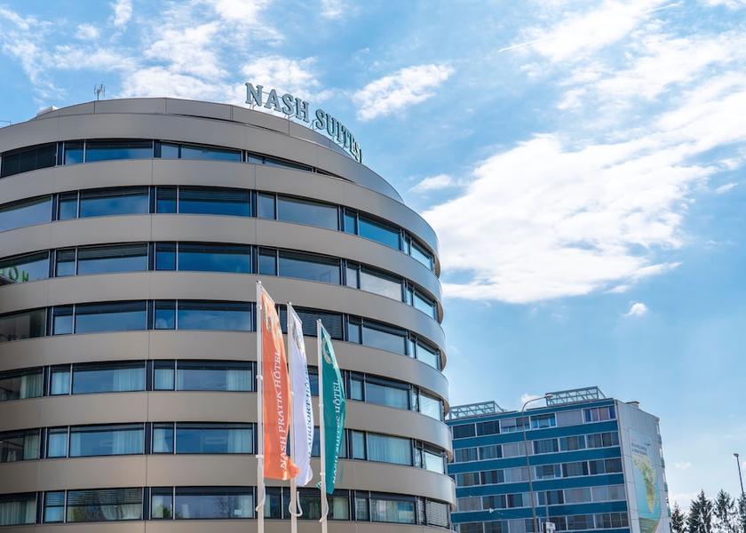 Canton of Geneva Meyrin Front of property - evening/night