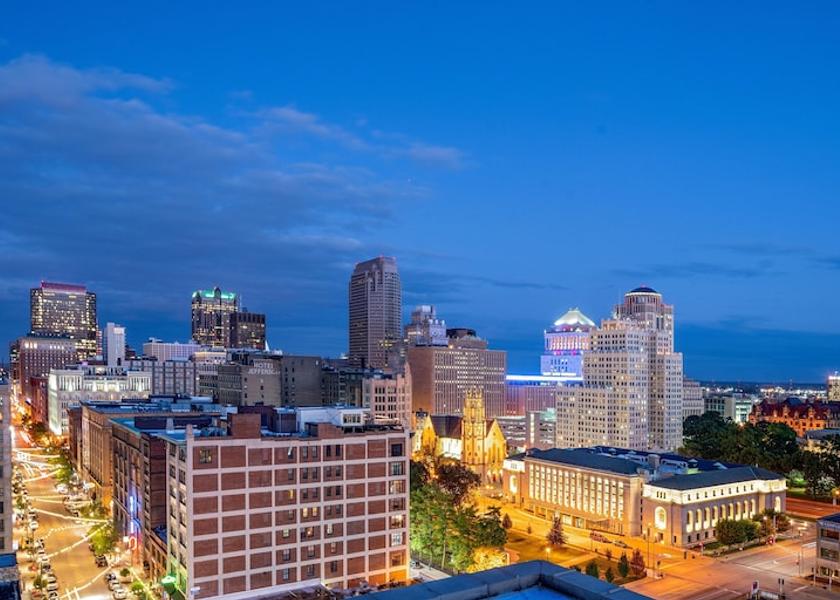 Missouri St. Louis City View from Property