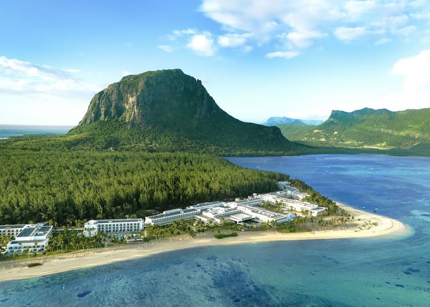 Rivière Noire Le Morne Aerial view