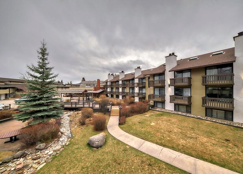 Alberta Jasper Courtyard