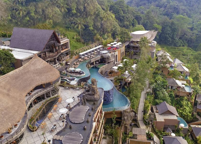 Bali Payangan Aerial view