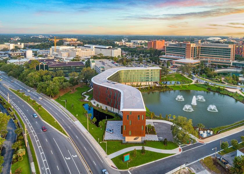 Florida Gainesville Aerial View