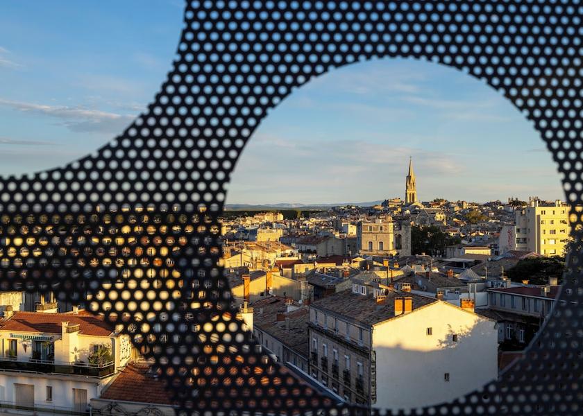 Occitanie Montpellier City view from property