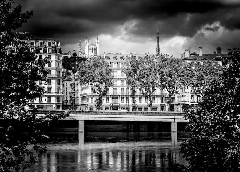 Auvergne-Rhone-Alpes Lyon Facade