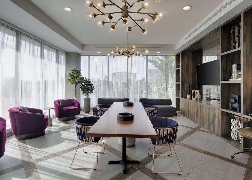 Florida Miami Springs Lobby sitting area