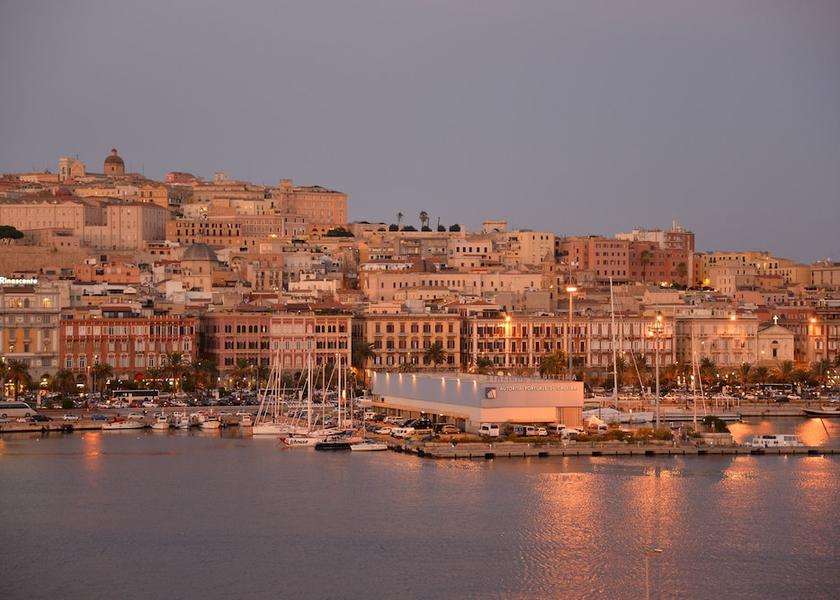 Sardinia Cagliari Aerial View