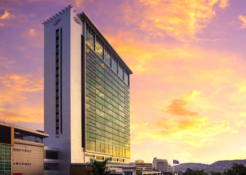 National Capital Port Moresby Front of property - evening/night