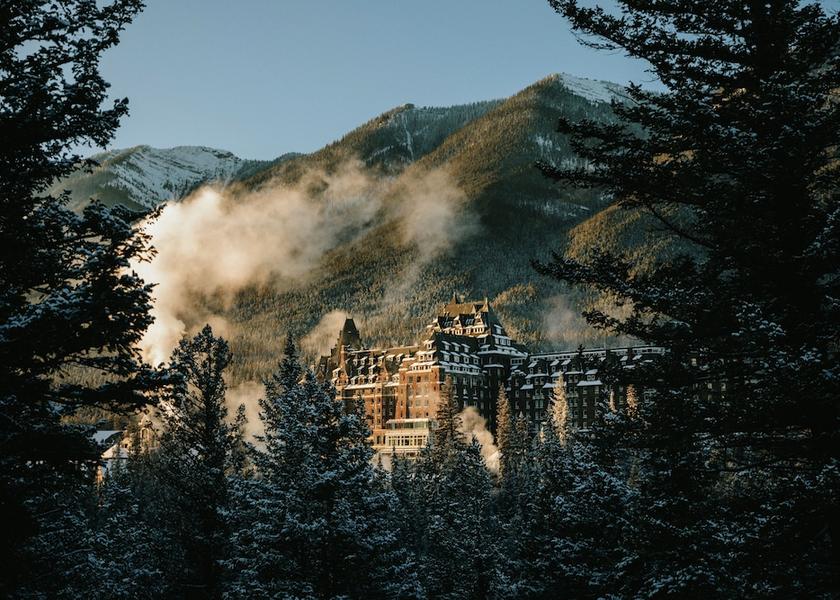Alberta Banff Exterior Detail