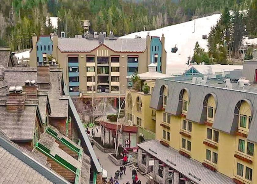 British Columbia Whistler City view from property