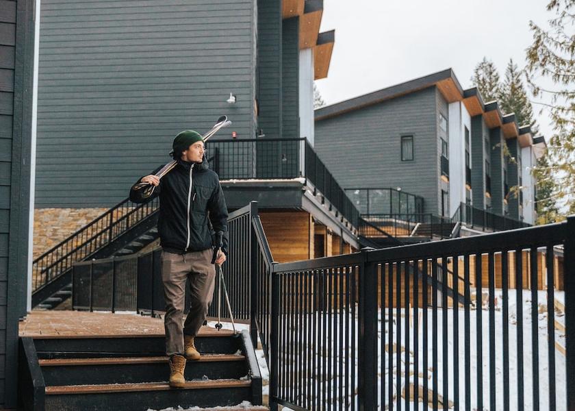 British Columbia Revelstoke Terrace/patio