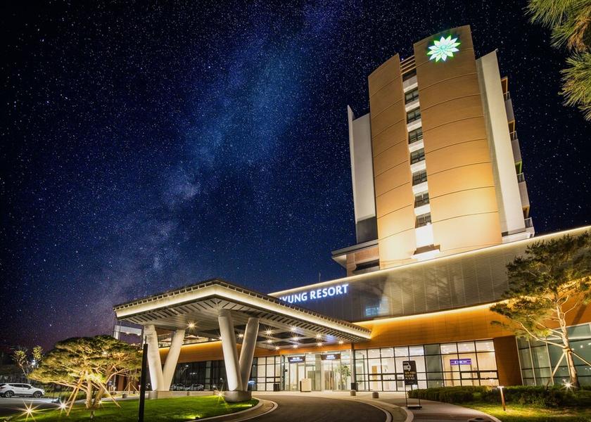 Front of property - evening/night