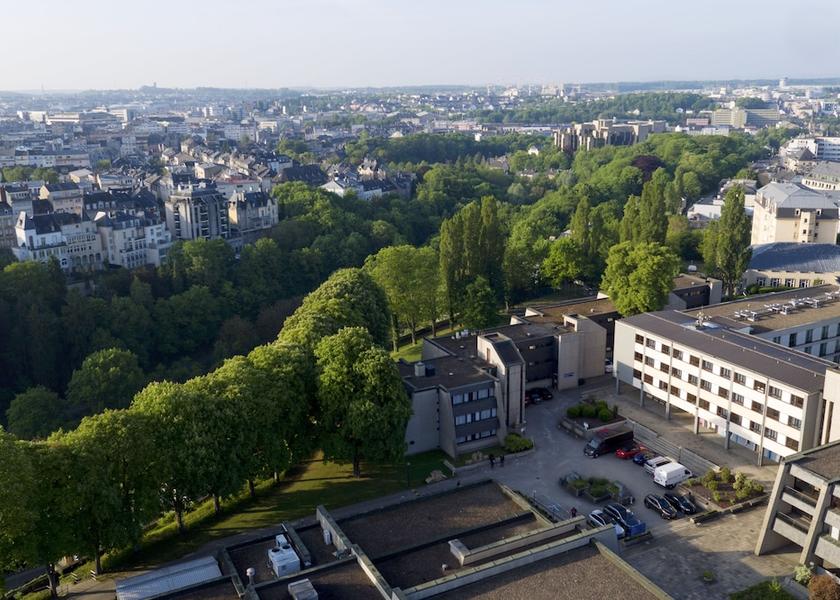 Luxembourg City Aerial View