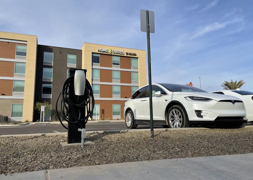 Arizona Phoenix Electric vehicle charging station